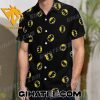 Batman Logo Pattern Hawaiian Shirt And Shorts Set Black Yellow Color