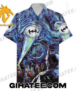 Batman Starry Night Hawaiian Shirt And Shorts