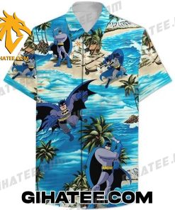 Batman Surfing Summer Beach Hawaiian Shirt Set