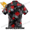 Black Aloha Akatsuki Naruto Hawaiian Shirt Set
