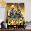 Boston Celtics Eastern Conference Champions NBA 2k24 Poster Canvas