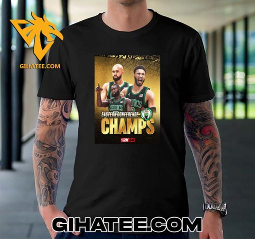 Boston Celtics Eastern Conference Champions NBA 2k24 T-Shirt