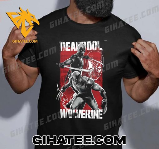 Brand New Deadpool And Wolverine Promotional Art Posters T-Shirt