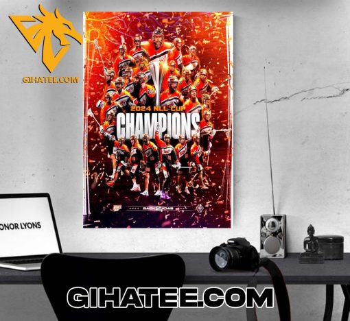 Buffalo Bandits Champions 2024 Back To Back Championship Poster Canvas