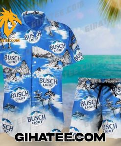 Busch Light Brand Beer Hawaiian Shirt Shorts