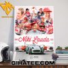 Celebrating Niki Lauda Five years Mercedes-AMG PETRONAS F1 Team Poster Canvas