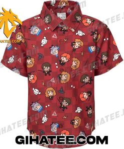 Characters Harry Potter Chibi Hawaiian Shirt And Shorts Combo