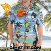 Characters Naruto Cartoon Summer Beach Hawaiian Shirt And Shorts