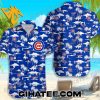 Chicago Cubs Logo Coconut Island Hawaiian Shirts And Shorts Matching