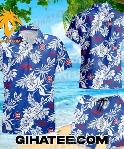Chicago Cubs Palm Leaves Tropical Hawaiian Shirt And Shorts