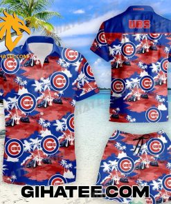 Chicago Cubs Tommy Bahama Hawaiian Shirt And Shorts Combo