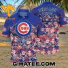 Chicago Cubs Tropical Hibiscus Hawaiian Shirt And Shorts