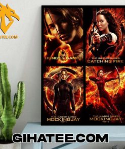 Collections Original 4 Hunger Games Poster Canvas