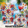 Colorful Spiderman Tropical Hibiscus Hawaiian Shirt Shorts For Summer Beach