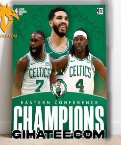 Congrats Boston Celtics Eastern Conference Champions 2024 Poster Canvas