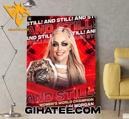 Congrats Liv Morgan Womens World Champion 2024 Poster Canvas