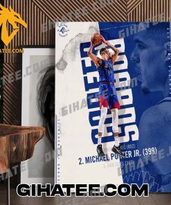 Congrats Michael Porter Jr Movin On Up In Nuggets All-Time Playoff Boards Poster Canvas