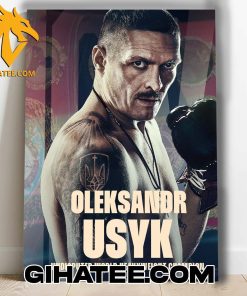 Congrats Oleksandr Usyk World Heavyweight Champion 2024 Poster Canvas