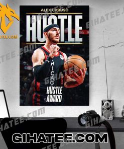 Congratulations Alex Caruso Winner 2024 NBA Hustle Award Poster Canvas