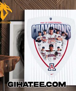 Congratulations Arizona Wildcats Champs 2024 Pac-12 Conference Championship Poster Canvas