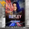 Congratulations Bayley WWE Women’s Champion 2024 WWE Backlash Poster Canvas