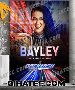 Congratulations Bayley WWE Women’s Champion 2024 WWE Backlash Poster Canvas