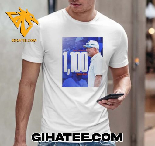 Congratulations Coach Tim Walton 1100 Career Wins Gators Softball T-Shirt