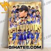 Congratulations Japan First 2-Times Champions U23 Asian Cup Qatar 2024 Poster Canvas