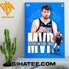 Congratulations Luka Doncic wins the Magic Johnson Trophy for 2024 Western Conference Finals MVP Poster Canvas