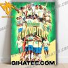 Congratulations Mamelodi Sundowns Champions 2024 DSTV Premiership Championship Poster Canvas