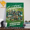 Congratulations Panathinaikos BC on winning the Greek Cup Poster Canvas