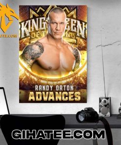 Congratulations Randy Orton Advances WWE King And Queen Tournament 2024 Poster Canvas