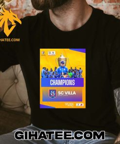 Congratulations SC Villa Champions 2024 Uganda Premier League T-Shirt