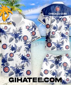 Cubs Logo Tropical Forests Short-Sleeve Hawaiian Shirts