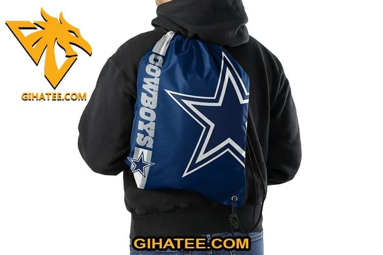 Dallas Cowboys drawstring backpack Dallas Cowboys gift Basket for him