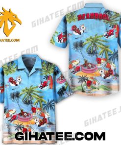 Deadpool Chibi Summer Beach Hawaiian Shirt And Shorts Combo