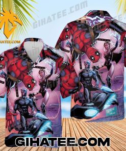Deadpool Marvel Comics Short-Sleeve Hawaiian Shirts