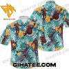 Deadpool Marvel Tropical Flower Hibiscus Hawaiian Shirt Shorts