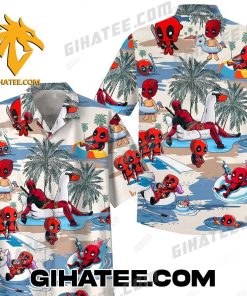 Deadpool Swimming Hawaiian Shirt Set With New Design