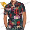 Funny Deadpool Tropical Forest Hawaiian Shirts And Shorts Matching