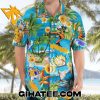 Funny Dragon Ball Rick And Morty Surfing Hawaiian Shirt And Shorts Set