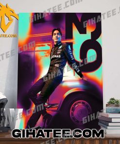George Russell 63 In The 305 Mercedes-AMG PETRONAS F1 Team Miami GP 2024 Poster Canvas