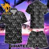 Harry Potter Icon Pattern Black White Hawaiian Shirt And Shorts