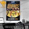 Indiana Pacers Advance Eastern Conference Semifinals Poster Canvas