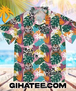 Iron Maiden Cartoon Style Hawaiian Shirts And Shorts Matching