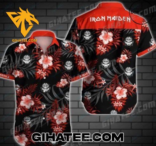 Iron Maiden Rock Band Music Hawaiian Shirt Set