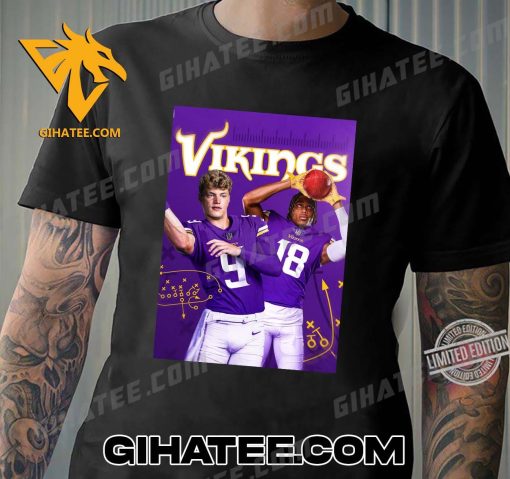 JJ McCarthy And JJETS Minnesota Vikings NFL T-Shirt