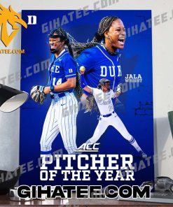 Jala Wright is the 2024 ACC Pitcher of the Year Poster Canvas