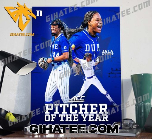 Jala Wright is the 2024 ACC Pitcher of the Year Poster Canvas