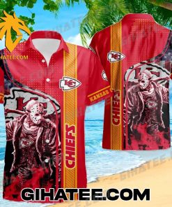 Jason Voorhees Horror Kansas City Chiefs Hawaiian Shirt Shorts